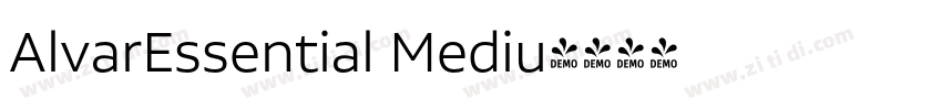AlvarEssential Mediu字体转换